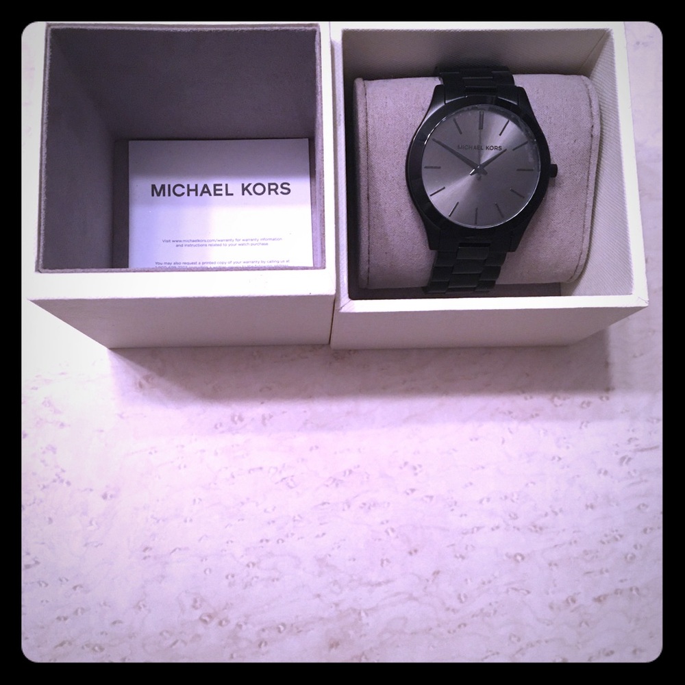 All Black Micheal Kors Watch